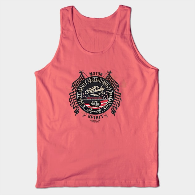 Motor Spirit Tank Top by viSionDesign